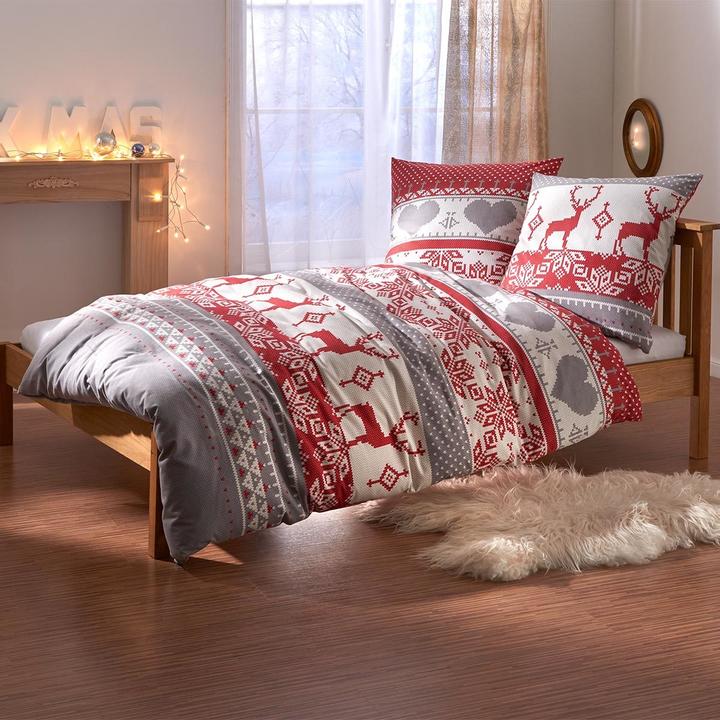 Produktbild Traumschlaf Hirsch (Bettwäsche Set, 135x200 cm + 80x80 cm)
