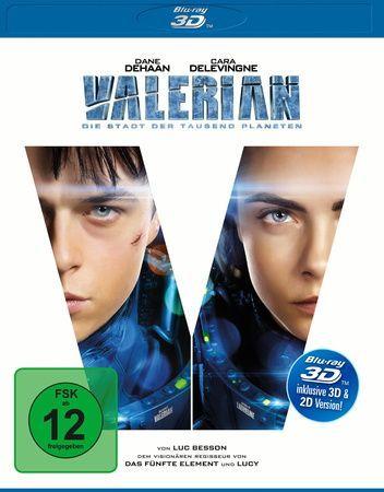 Produktbild Valerian - Die Stadt der tausend Planeten (Blu-ray, 2017, Deutsch)