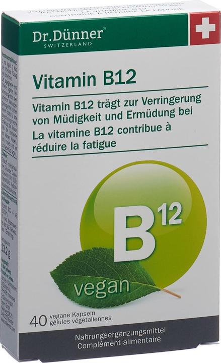 Produktbild Dr. Dünner Vitamin B12 (40 Stück, Kapseln, 35 g)