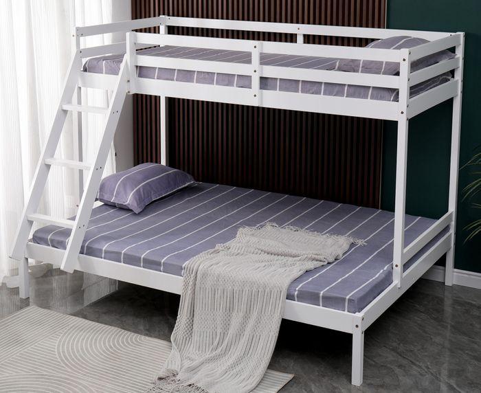 Actual product image Swisshandel24 Lilly loft bed 90x200 cm / 140x200 cm, white (140 x 200)