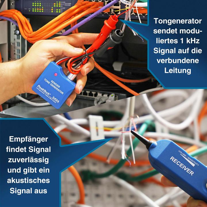 Image du produit Peaktech P 3434 Détecteur de ligne / circuit électrique