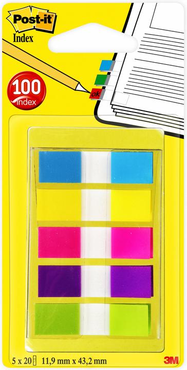 Actual product image Post-it Index Mini (12 x 43 mm)