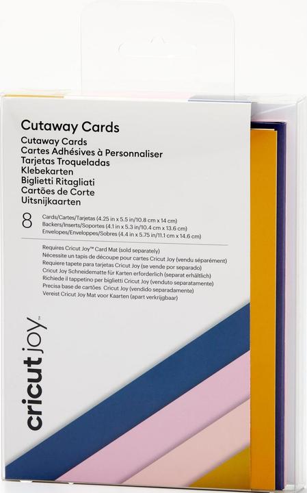 Cricut Campionario pioggia di carte ritagliate Joy A2 10 pezzi(P) (8 x, 10,8 x 14 cm)