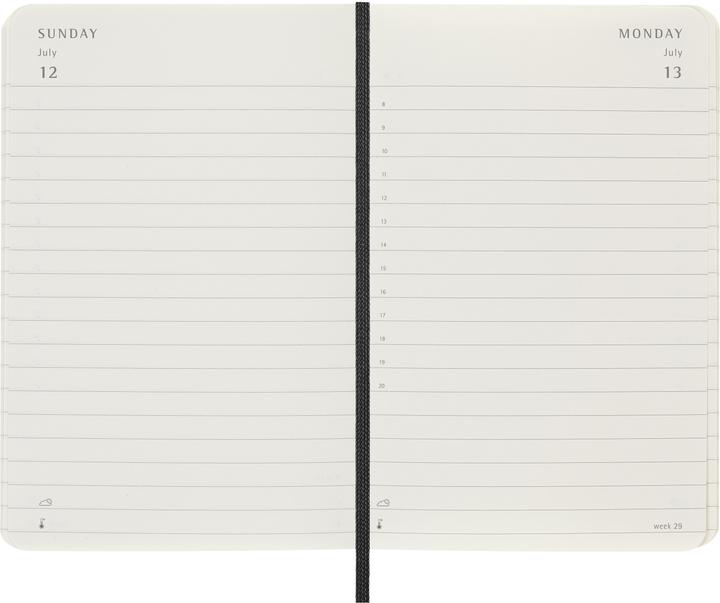 Produktbild Moleskine Taschenagenda Daily (9 x 14 cm, Englisch)