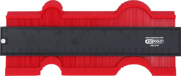 Produktbild KS Tools Konturen-Lehre, Kunststoff, 280 mm lang (28 cm)