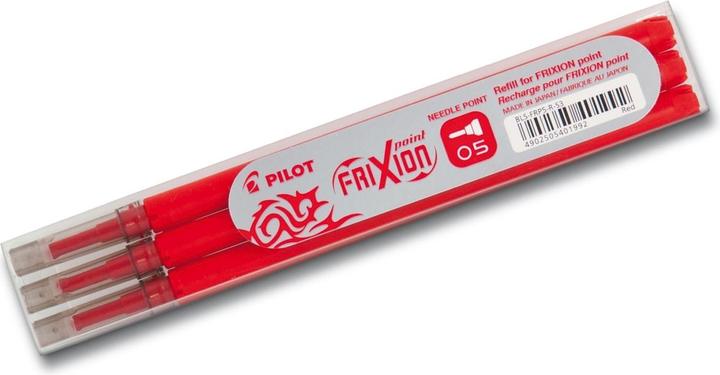 Produktbild Pilot FriXion Refill Point Set Set à 3 (Ersatzmine, Rot, 0.25 mm)