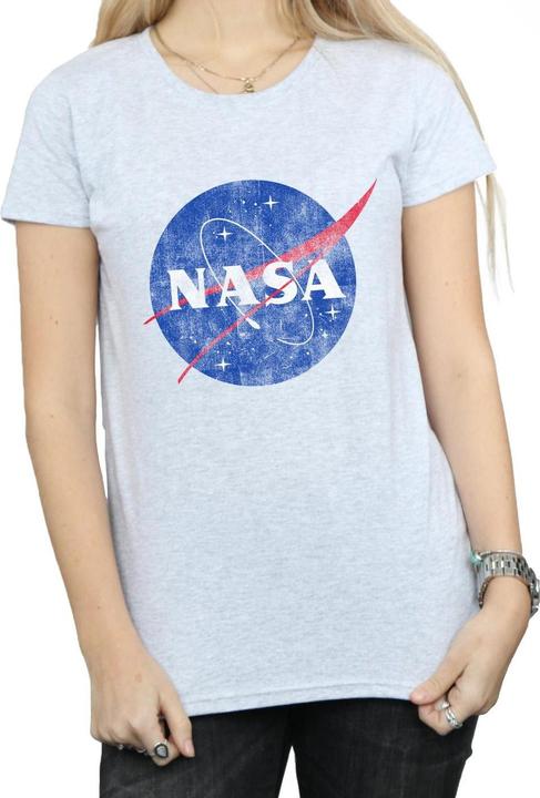 Actual product image Nasa Womens/Ladies Insignia Distressed Logo T-Shirt (L)