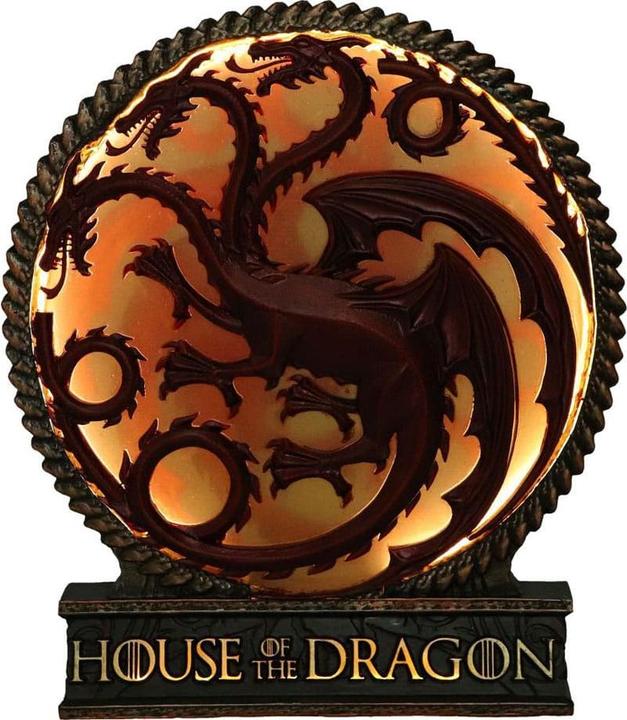Immagine prodotto Nemesis Now Logo a luce LED della Casa del Drago 20 cm (20 x 18 x 4 cm)