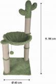 Produktbild Lola Toys Kaktus-Kratzbaum mit Spielzeug und Polyester-Hänge