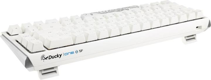 Produktbild Ducky One 3 Classic Black/White Mini Gaming Tastatur, RGB LED - MX-Brown (US) (US, Kabelgebunden)