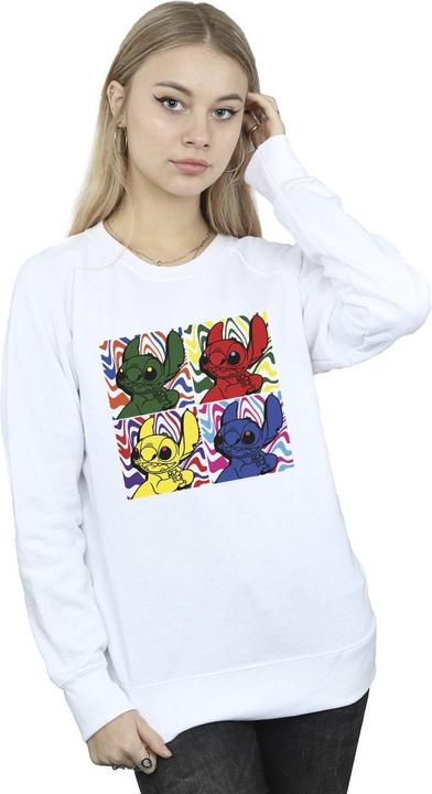 Actual product image Disney Womens/Ladies Lilo & Stitch Pop Art Sweatshirt (M)