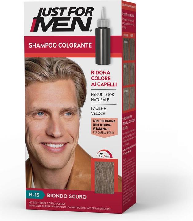 Produktbild Just For Men Dye Shampo Dark Blonde H15 66ml (H-15)