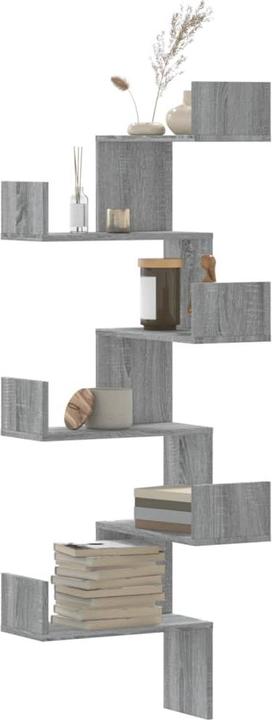 Immagine prodotto VidaXL Scaffale a muro ad angolo (45 x 45 x 147 cm)