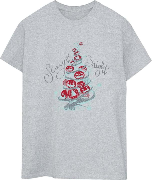 Image du produit Disney - T-shirt THE NIGHTMARE BEFORE CHRISTMAS SCARY & BRIGHT - Femme (4XL)