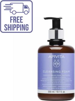 Produktbild Apivita Reinigungsschaum Gesicht und Augen mit Olive und Lavendel 300ml (Schaum, 300 ml)