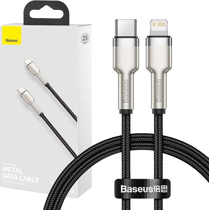 Image du produit Baseus USB C – Lightning (0.25 m, USB 3.0)