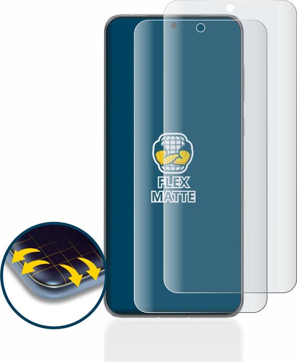 Actual product image BROTECT Full-Cover Protector Matte (2 Piece, Huawei P60 Pro)