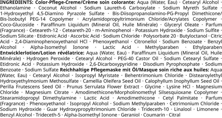 Nährwerte und Zutaten Syoss Oleo Intense (5-92)