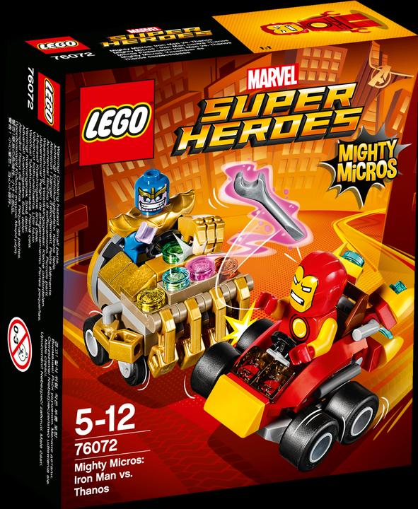 Image du produit LEGO Mighty Micros : Iron Man vs. Thanos (76072, LEGO Marvel)
