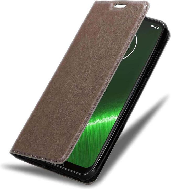 Actual product image Cadorabo Book Invisible Magnet Cover (Motorola Moto G7, Motorola Moto G7 Plus)