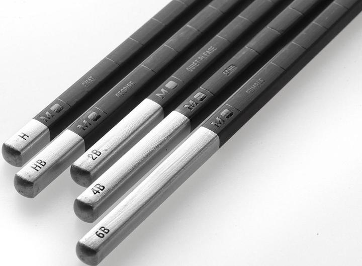 Produktbild Moleskine Zeichenstifte-Set (3 mm, HB, 2B, H, 4B, 6B, 5 x)