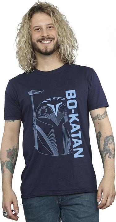 Immagine prodotto Star Wars The Mandalorian Bo Katan Helm Maglietta Uomo (S)