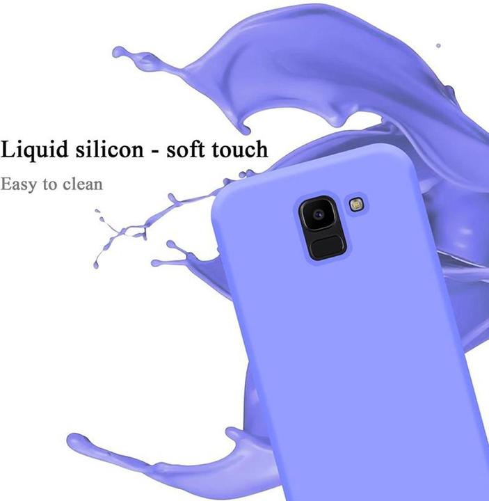 Actual product image Cadorabo TPU Liquid Silicone Case Cover (Samsung Galaxy J6 (2018))