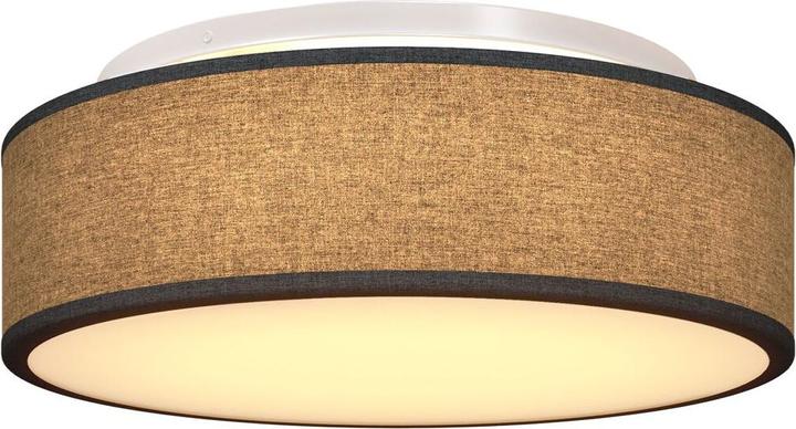 Immagine prodotto VidaXL Deckenlichter Flush Mount Schwarz Ø 38 cm Stoff E27
