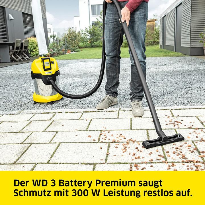 Actual product image Kärcher WD3 Battery Premium (Wet dry vacuum cleaner)