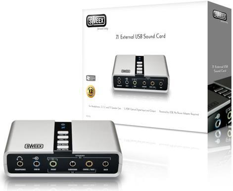 Sweex 7.1 External USB sound card (USB)