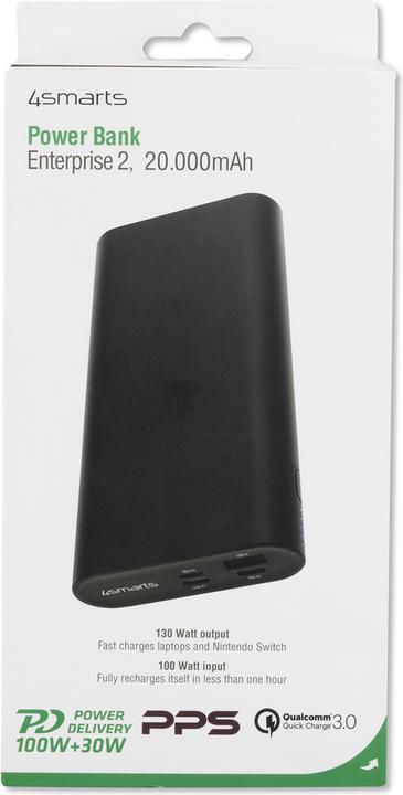 Immagine prodotto 4smarts Impresa 2 (20000 mAh, 130 W, 74 Wh)
