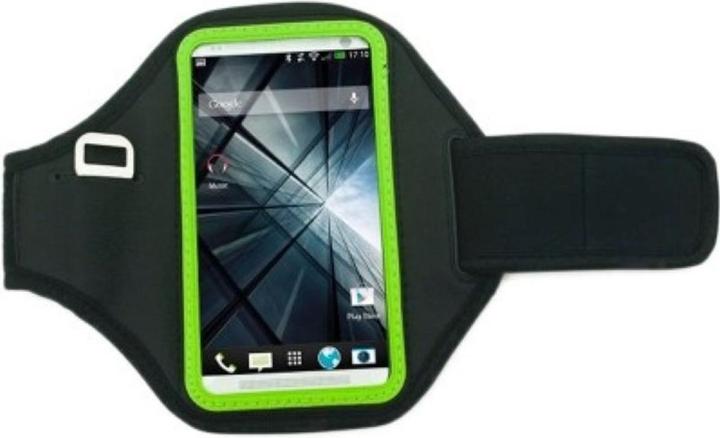 Produktbild König Design Sportarmband Tasche für Handy HTC One M7 Grün