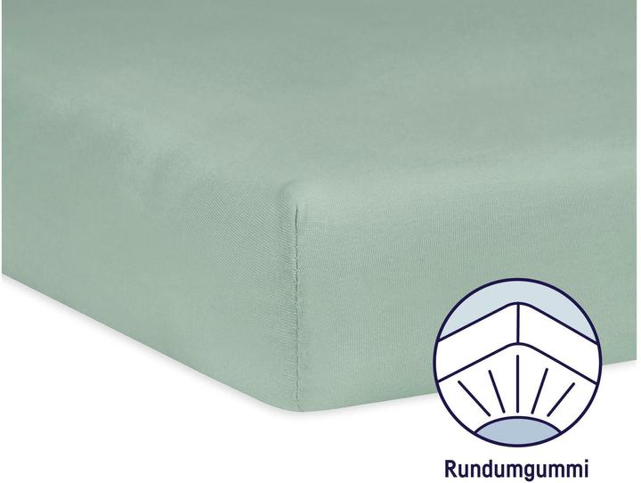 Image du produit Julius Zöllner Drap-housse Jersey Sauge 90 x 40 cm (90 x 40 cm)