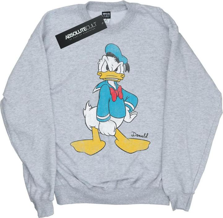 Actual product image Disney Girls Donald Duck Angry Sweatshirt (140, 146)