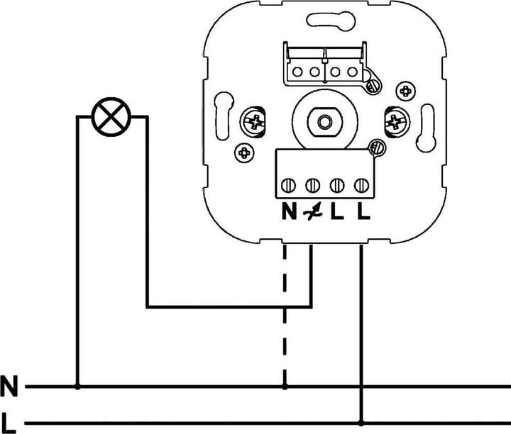 Actual product image Ehmann LED flush-mounted dimmer Professional