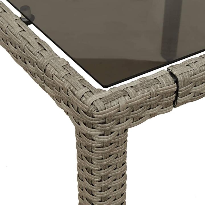 Image du produit VidaXL Gartentisch mit Glasplatte (90 cm)