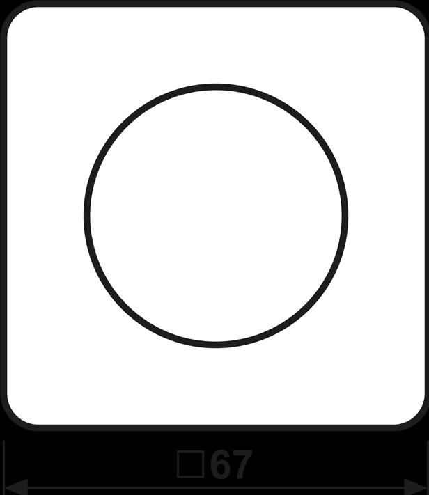 Actual product image JUNG Cover with knob CD1740