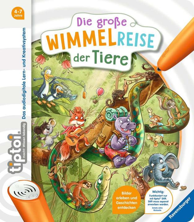 tiptoi Die grosse Wimmelreise der Tiere (Deutsch)