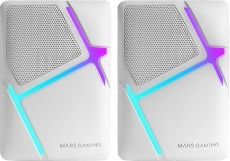 Mars Gaming Enceintes Bluetooth MS-H RGB (Blanc)