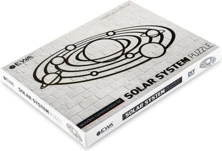 Actual product image Eco Wood Art Solar system (80 x 36 cm)