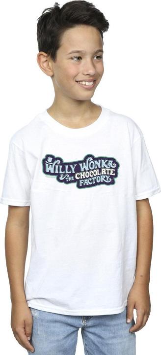 Produktbild Willy Wonka & the Chocolate Factory Chocolate Factory Logo TShirt Jungen (152, 158)