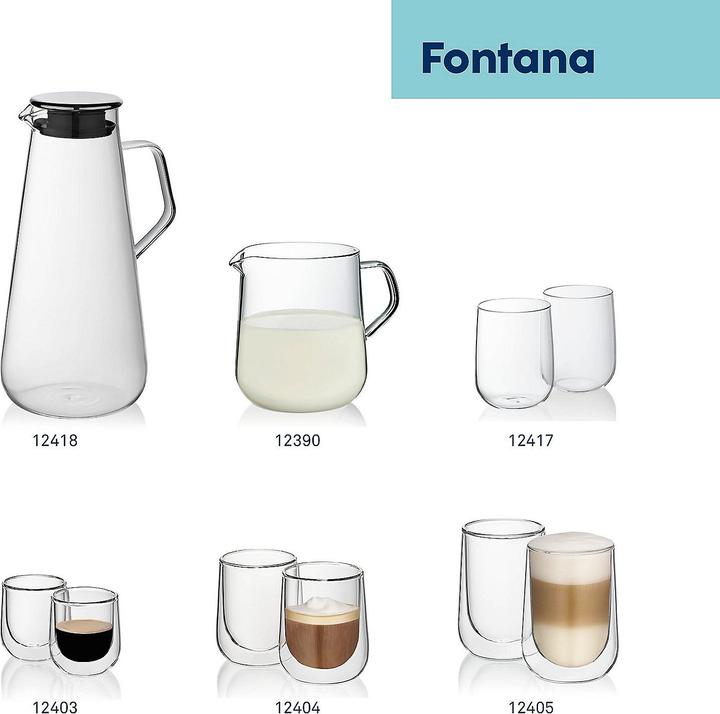 Image du produit Kela Verre latte macchiato Fontana (2 x)