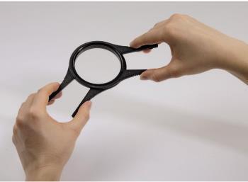 Actual product image Hama 2 filter clamps, 62 86 mm (Obective filter holder, 86 mm)