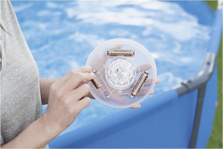 Actual product image Bestway Flowclear LED Floating Pool Light