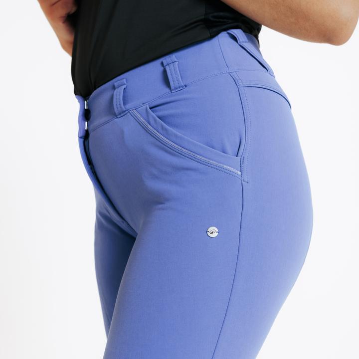 Image du produit Fouganza Pantalon équitation full grip femme - 900 bleu comète (XL)