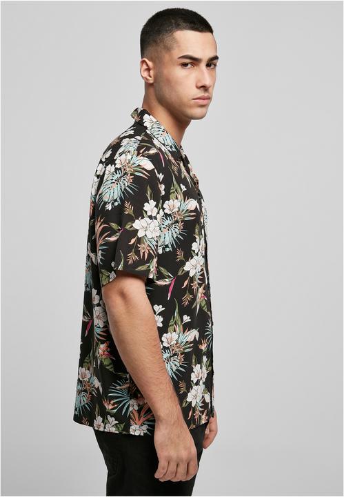 Actual product image Urban Classics Viscose AOP Resort Shirt (M)
