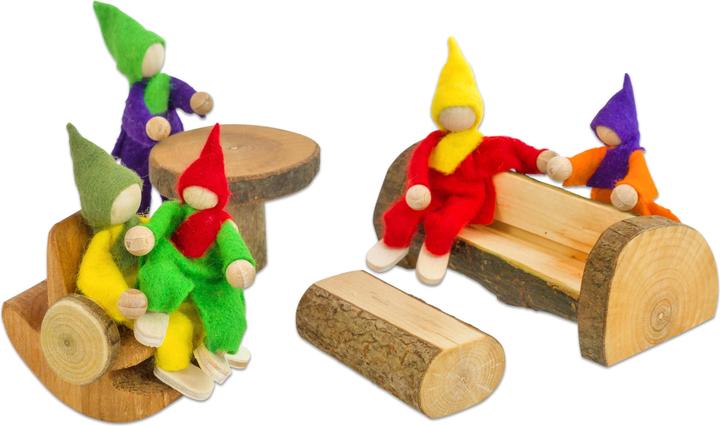 Produktbild Magic Wood Filzpuppen, 6-tlg.