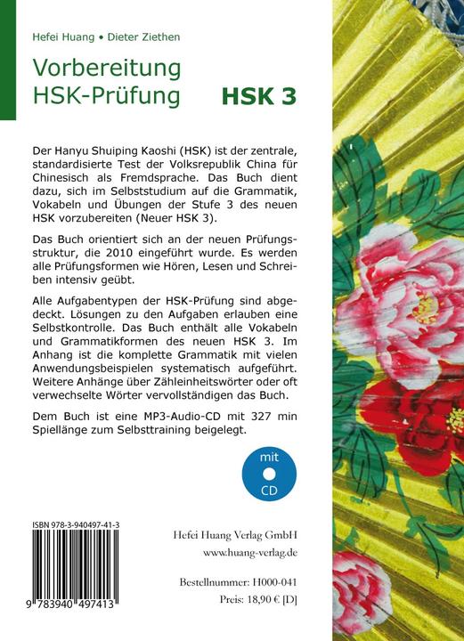 Actual product image Vorbereitung HSK-Prüfung. HSK 3 (German, Hefei Huang, Dieter Ziethen, 2015)