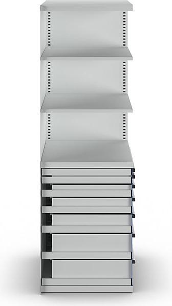 Image du produit Lista Etagère à tiroirs (102 cm, 220 cm)