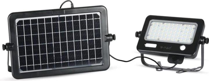 Immagine prodotto V-TAC VT78810 10W LED Proiettore solare corpo nero rimovibile 4000K (1100 lm, IP65)